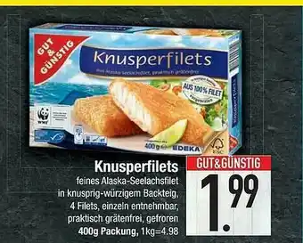 E-Center Gut & Günstig Knusperfilets Angebot