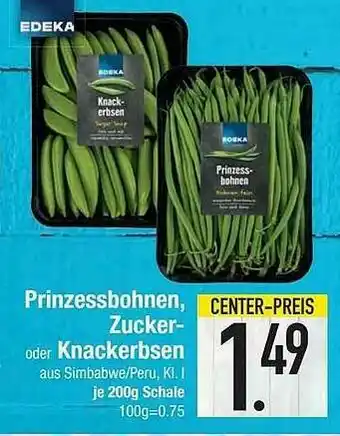 E-Center Prinzessbohnen Zucker Oder Knackerbsen Angebot