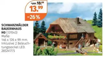 Müller Schwarzwälder Bauernhaus H0 Angebot