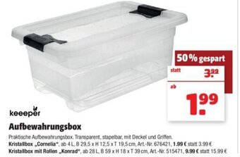 Hagebau Keeeper Aufbewahrungsbox Angebot