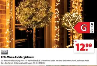 Hagebau Casaya LED Micro Lichtergirlande Angebot