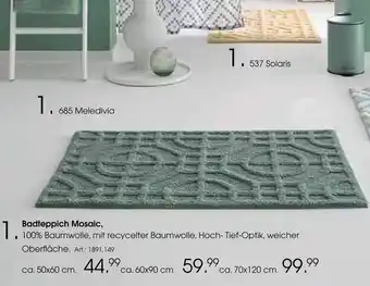 Zurbrüggen Badteppich mosaic Angebot