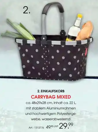 Zurbrüggen Einkaufskorb carrybag mixed Angebot