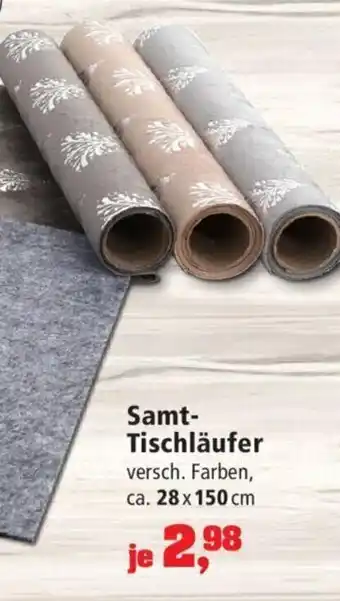 Thomas Philipps Samt Tischläufer Angebot