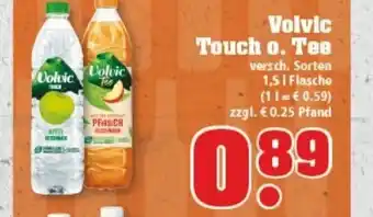 trinkgut Volvic Touch oder Tee 1,5L Angebot