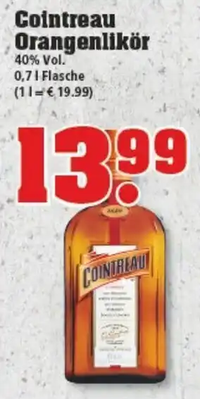 trinkgut Cointreau Orangenlikör 0,7L Angebot