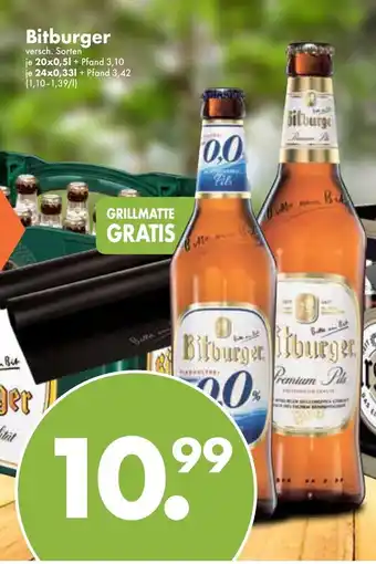 Trink und Spare Bitburger 20x0,5L/24x0,33L Angebot