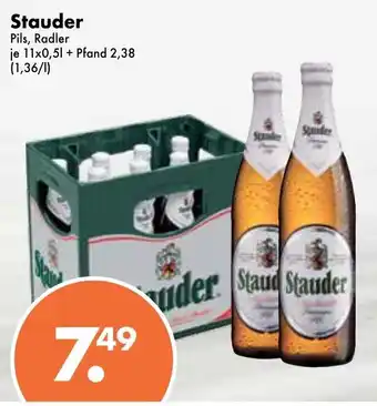 Trink und Spare Stauder Pils, Radler 11x0,5L Angebot