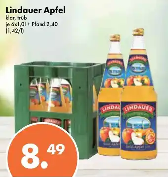 Trink und Spare Lindauer Apfel 6x1L Angebot