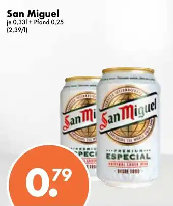 Trink und Spare San Miguel 0,33L Angebot