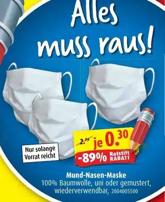 ROLLER Mund Nasen Maske Angebot