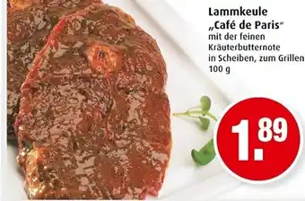 Markant Lammkeule Café de Paris 100g Angebot