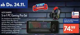 Aldi Nord Aldi Gaming 5in1 Gaming Pro Set Angebot