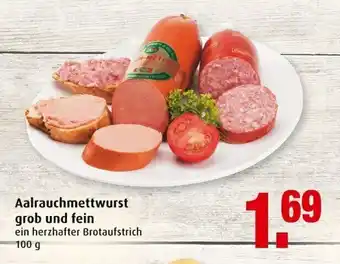 Markant Aalrauchmettwurst grob und fein 100g Angebot