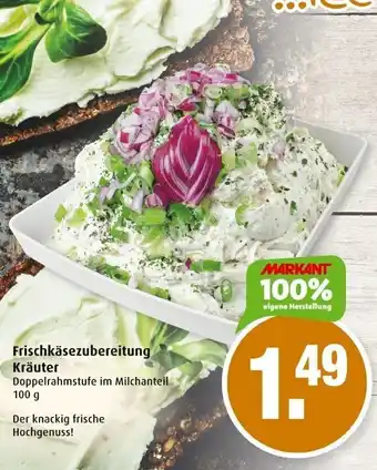 Markant Frischkäsezubereitung Kräuter 100g Angebot