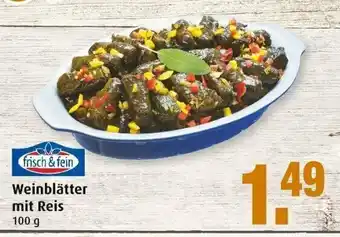 Markant Frisch & fein Weinblätter mit Reis 100g Angebot