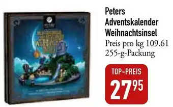 Galeria Markthalle Peters Adventskalender Weihnachtsinsel 255 g Packung Angebot