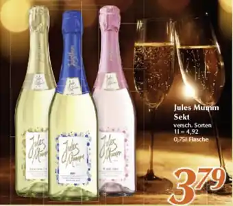 inkoop Jules Mumm Sekt 0,75L Flasche Angebot