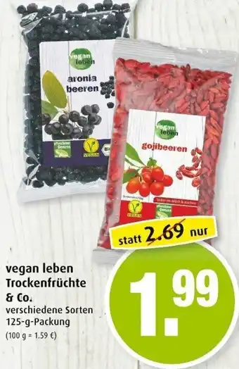 Markant Vegan Leben Trockenfrüchte & Co. 125g Angebot