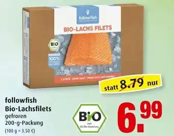 Markant Followfish Bio Lachsfilets 200g Angebot