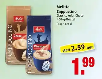 Markant Melitta Cappuccino 400g Beutel\ Angebot