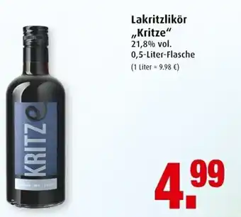 Markant Lakritzlikör Kritze 0,5L Angebot