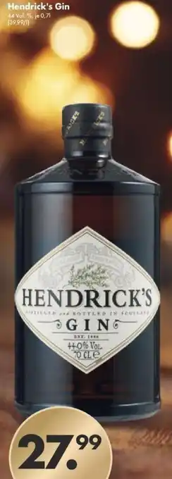 Trink und Spare Hendrick's Gin 0,7L Angebot