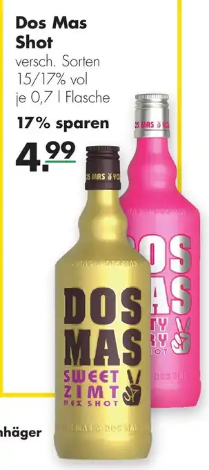 Handelshof Dos Mas Shot 700ml Angebot