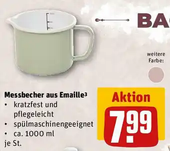 REWE Messbecher aus Emaille Angebot