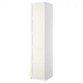 IKEA Pax kleiderschrank mit tür weiß/bergsbo weiß Angebot