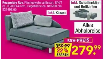 Möbel Boss Recamiere Roy Angebot