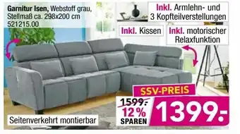 Möbel Boss Garnitur Isen Angebot