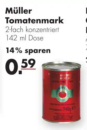 Handelshof Muller Tomatenmark 142ml Angebot