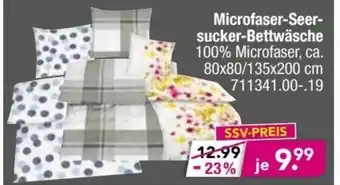 Möbel Boss Microfaser Seersucker Bettwäsche Angebot