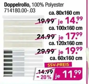 Möbel Boss Doppelrollo Angebot