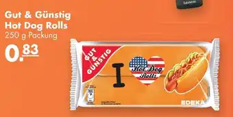 Handelshof Gut & Gunstig Hot Dog Rolls 250g Angebot