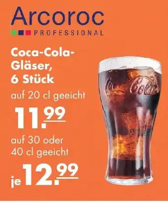 Handelshof Arcoroc Coca-Cola-Glaser 6*200ml Angebot