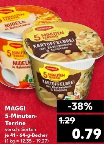 Kaufland Maggi 5 Minuten Terrine 41-64 g Becher Angebot