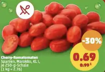 PENNY Cherry Romatomaten 250 g Schale Angebot