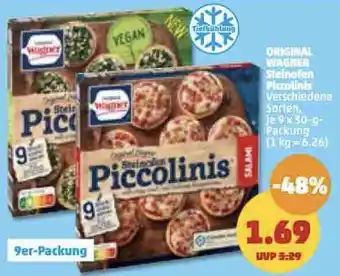 PENNY Original Wagner Steinofen Piccolinis 9x30 g Packung Angebot