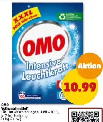 PENNY Omo Vollwaschmittel XXXL 100 Wäschen Angebot