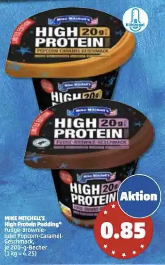 PENNY Mike Mitchell's High Protein Pudding 200 g Becher Angebot