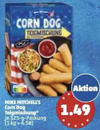 PENNY Mike Mitchell's Corn Dog Teigmischung 325 g Packung Angebot