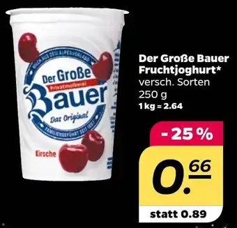 NETTO Der Große Bauer Fruchtjoghurt 250 g Angebot