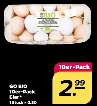 NETTO Go Bio 10er Pack Eier Angebot