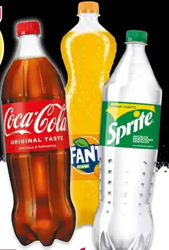 NETTO Coca-Cola, Fanta oder Sprite 1,25 Liter Angebot