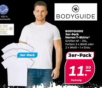 NETTO Bodyguide 3er Pack Herren T-Shirts Angebot