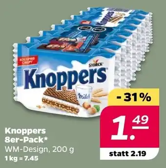 NETTO Knoppers 8er Pack 200 g Angebot