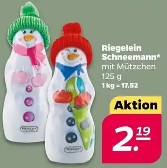 NETTO Riegelein Schneemann 125 g Angebot