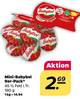 NETTO Mini Babybel 9er Pack 180 g Angebot